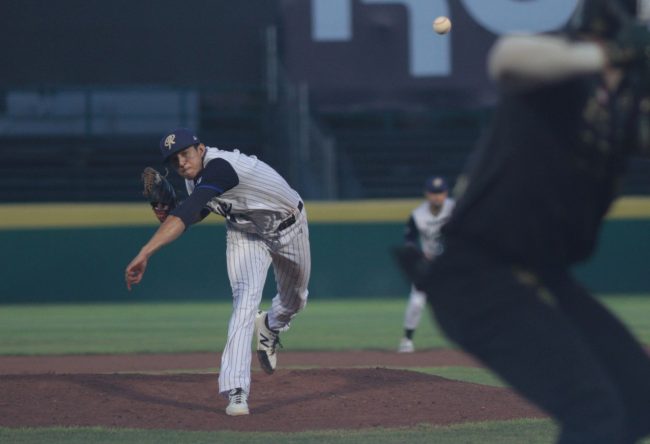 Rieleros de Aguascalientes vs. Leones de Yucatán. juego 62, 2o de la serie, serie empatada, 13×6, del 060722 en Aguascalientes