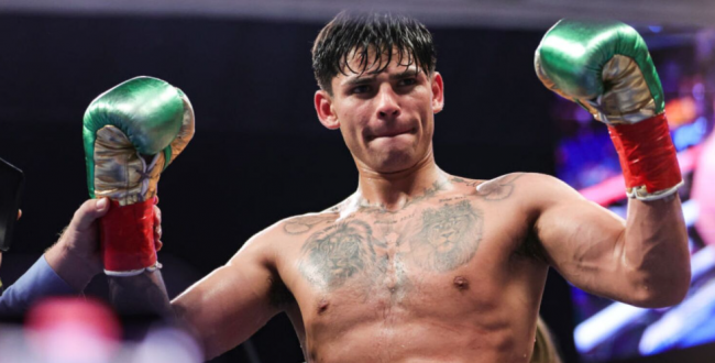 Ryan García vencedor de Javier Abejón Fortuna, del 160722 en Los Ángeles