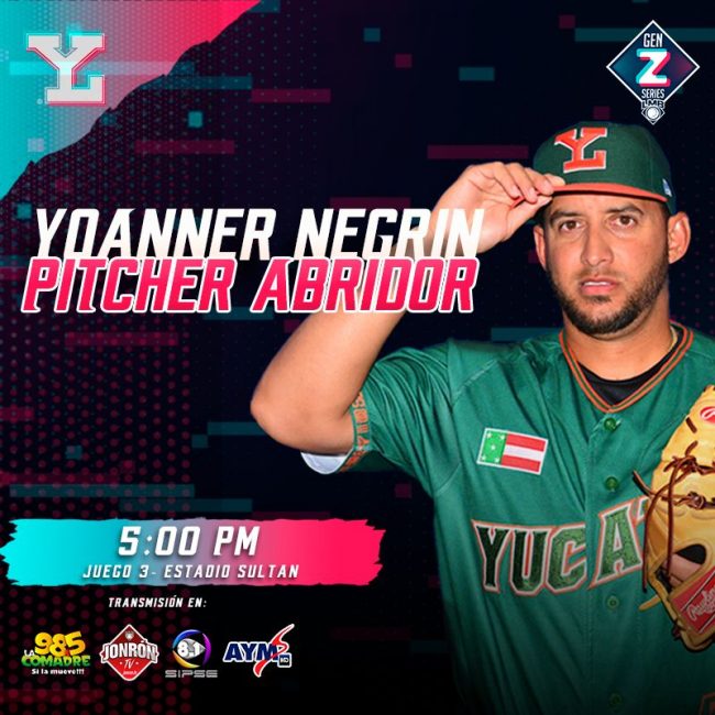 Yoanner Negrín apertura del 310722 en Monterrey vs. Sultanes, tras una semana fuera del róster