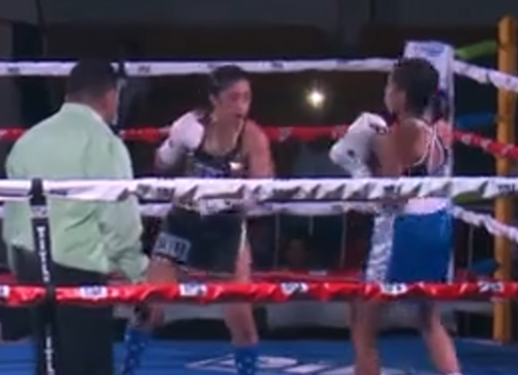 Jessica Tanquecita Basulto vs. Sofía Santamaría gkot 1 del 130822 en Orange Walk Belice