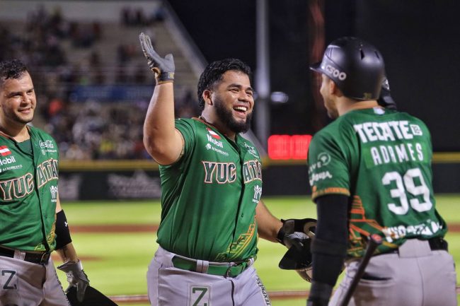 Leones de Yucatán vs. Tigres de Quintana Roo, juego 3 2o play off, ventaja Leones, 11×8 del 230822 en Cancún, Luis Felipe Pepón Juárez, Wálter Ibarra y Cristhian Adames, jonrón pepón en la 1a