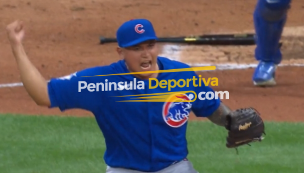Manuel Bolón Rodríguez 1er salvamento en Ligas Mayores de 2022, 2 del 260822 en Milwaukee en la 10a entrada, Chicago ganó 4×3, marca de agua