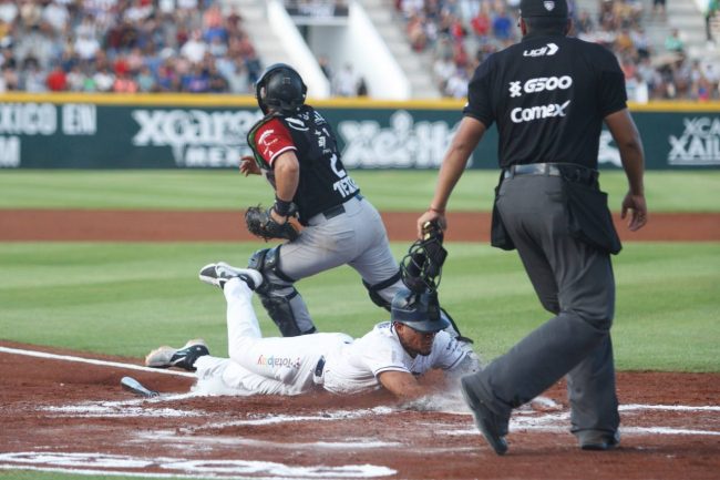 Tigres de Quintana Roo vs. Olmecas de Tabasco juego 4, primer play off, ventaja Tigres 3-1 4×3, 2 del 140822
