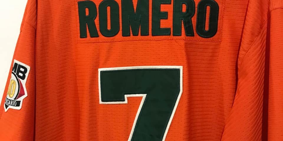 Willie Romero, uniforme con los Leones de Yucatán