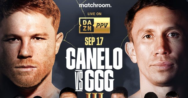 cartel Saúl Canelo Álvarez vs. Gennady Golovkin III del 170922 en Las Vegas