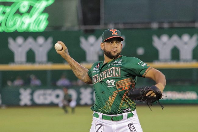 Acereros de Monclova vs. Leones de Yucatán, juego 49, 1o de la serie, 3×1, 9 del 210622 en Mérida, Henderson Álvarez, abridor y derrotado, 4-2