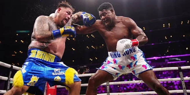 Andy Ruiz vs. Luis Ortiz gdu 12 del 040922 en Los Angeles se dijo que fue eliminatoria por el cetro completo del CMB