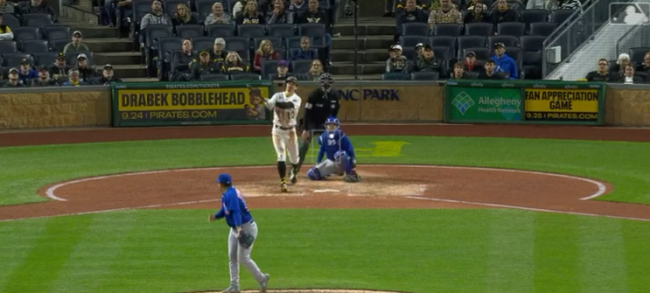 Manuel Bolón Rodríguez admite primer jonrón de 2022 de Bryan Reynolds, del 230922 en Pittsburgh, salió sin decisión