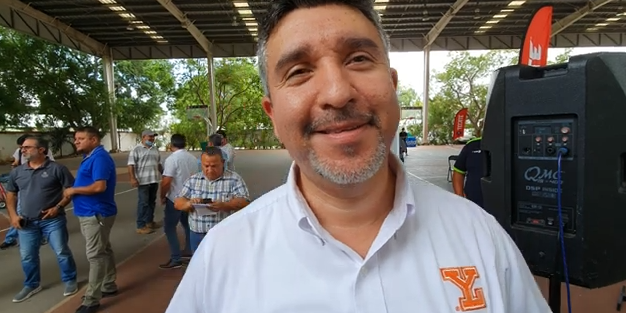 Alejandro Orozco García, entrevistado sobre inicio remodelación del parque Kukulcán, del 111022