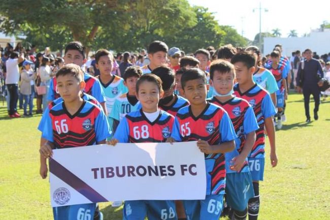 Liga Juan N. Cuevas, inauguración del 231022 en Escuela Modelo
