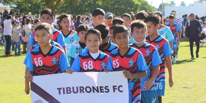 Liga Juan N. Cuevas, inauguración del 231022 en Escuela Modelo