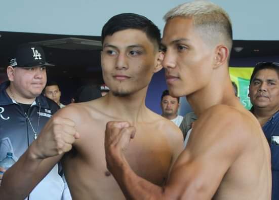 Zaíd Colorado Rejón pesaje vs. Luis Ronaldo Ruelas, del 071022 en Hotel Ibis Galerías