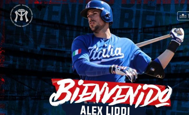 Alex Liddi, contratado por los Sultanes de Monterrey de la Mex Pac, del 141122