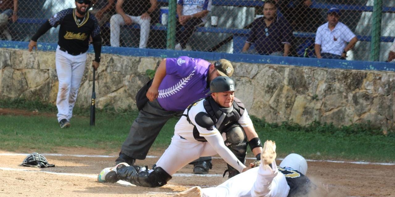 Diablos de la Bojórquez vs. Bravos de Chicxulub, 1o de la serie, 1er juego entre ambos en la historia, 9×1, del 121122 en Cordemex