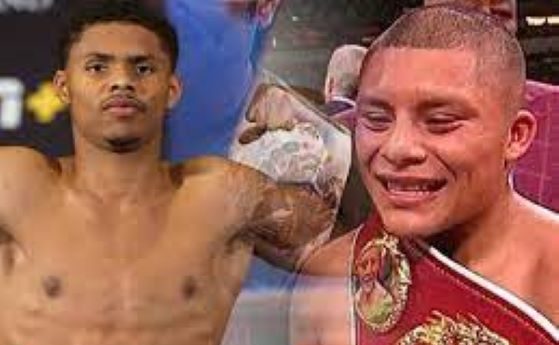 Isaac Pitbull Cruz fotocomposición con Shakur Setevenson