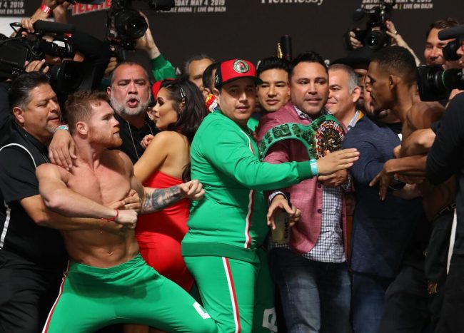 Saúl Canelo Álvarez pesaje vs. Daniel Jacobs