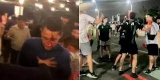 batalla campal méxico argentina en qatar, del 231122