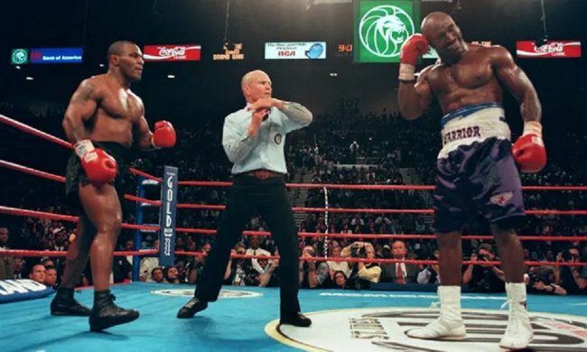 Mills Lane Mike Tyson y Evander Holyfield