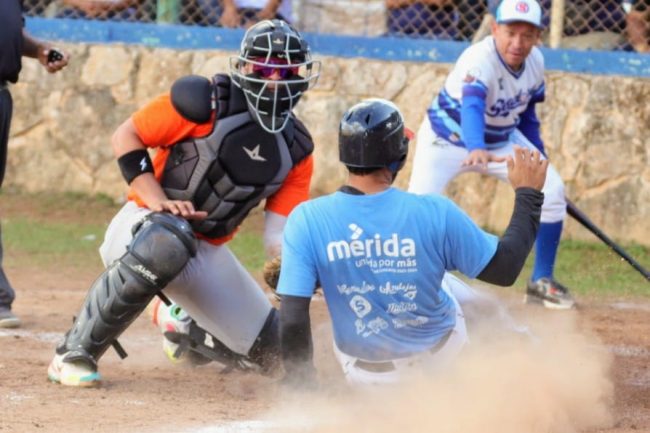 Selección Azul Hérbert Martínez vs. Selección Naranja Russell Gutiérrez 9×6 Juego de Estrellas Liga Meridana 2 del 171222 en Cordemex