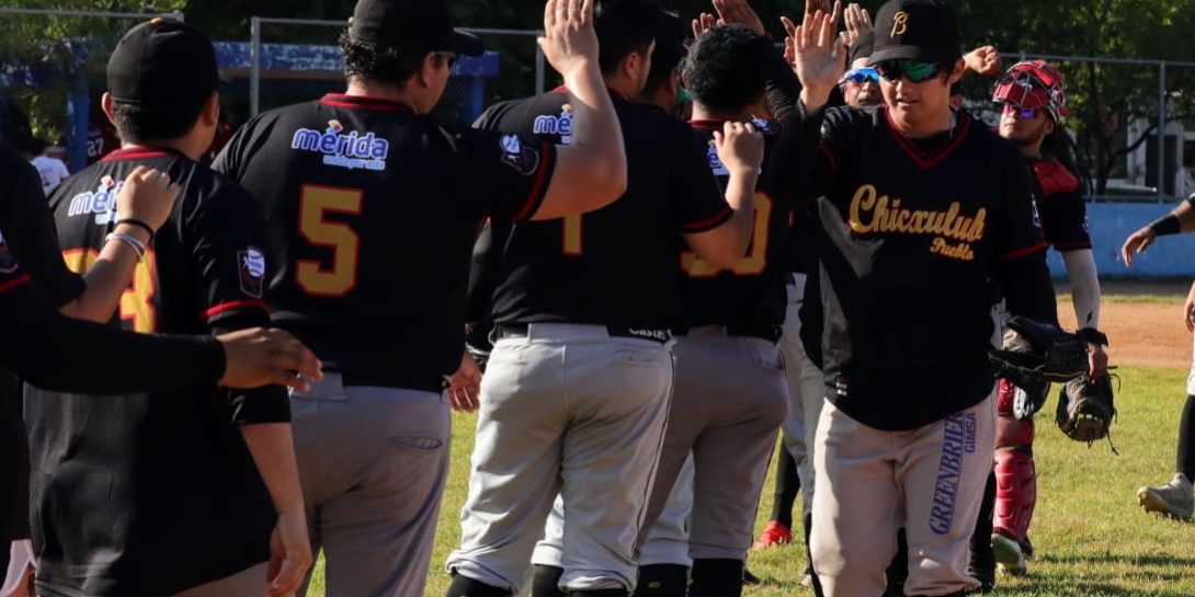 Bravos de Chicxlub vs. Venados de la Universidad Marista, 9a semana, 2o de la serie, 2×0, serie para los Bravos, 1 del 080123 en Chichí Suárez