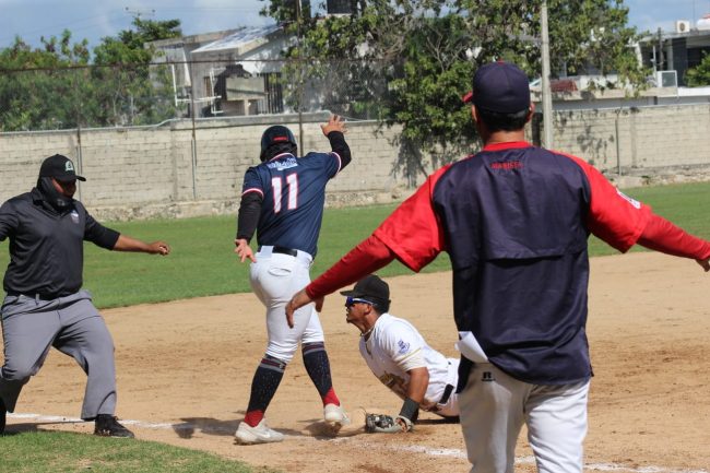 Bravos de Chicxulub Pueblo vs. Venados de la Marista, 9a semana, 1o de la serie, 12×6, 2 del 070123 en Cordemex