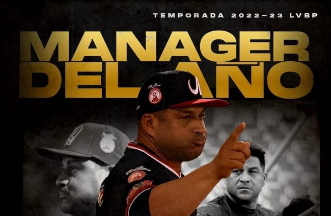 Willie Romero, mánager del año en Venezuela en temporada 2022-2023