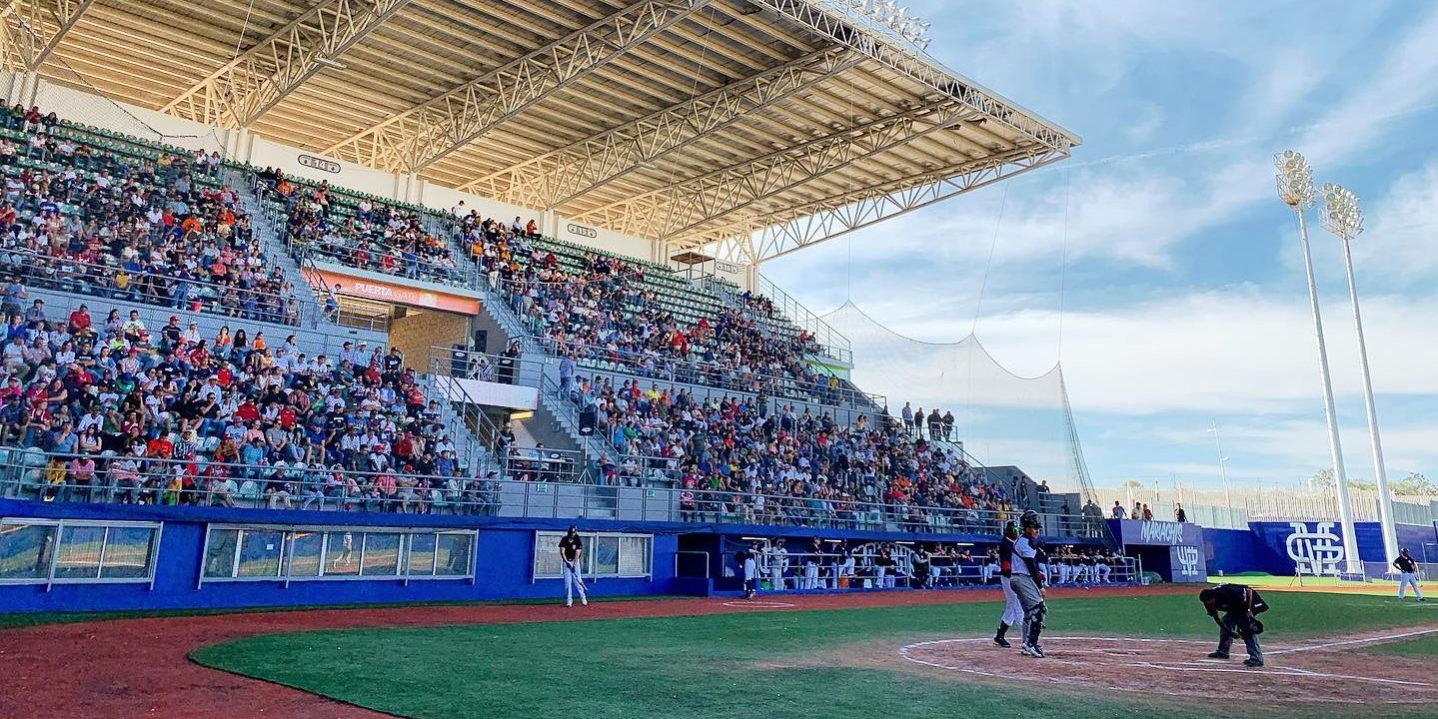 Bravos de León vs. Mariachis de Guadalajara 1er juego pretemporada de ambos, 4×3, del 250323 en Lagos de Moreno, debut Luis Borges como mánager en la LMB, con derrota