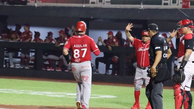 Águila de Veracruz vs. Piratas de Campeche, 4o juego de los Piratas, juego de regreso de la LMB a Campeche, desde 2021, 1o de la serie, 6×1, del 250423 en Campeche