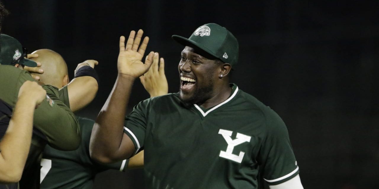 Leones de Yucatán vs. Tigres de Quintana Roo 1er juego pretemporada 2023, 7×4, del 310323 en Cancún, Lázaro Alonso