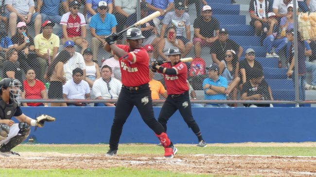 Piratas de Campeche vs. Tigres de Quintana Roo pretemporada 11×5, 1 del 130423 en Kantunilkín