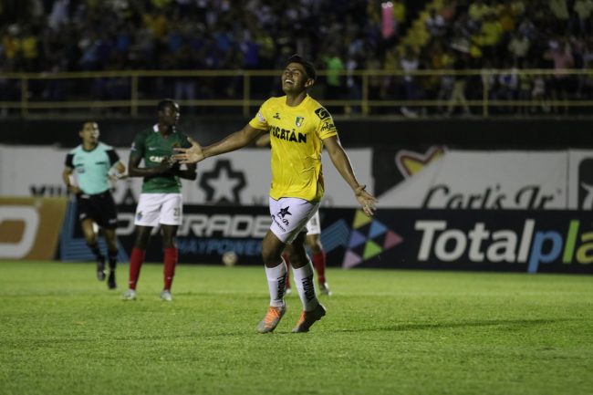 Venados de Yucatán empatan con el Cancún F.C., última fecha del torneo de clausura, fecha 17, 1-1, 1 del 180423 en Mérida, Elim Díaz, gol del empate