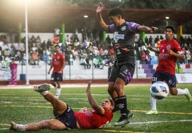 Artesanos Metepec F.C. vs. Tiburones de Progreso F.C., juego de vuelta, 4os de final liguilla Tercera División, 2-0, 5-1 global, 1 del 060523 en Metepec