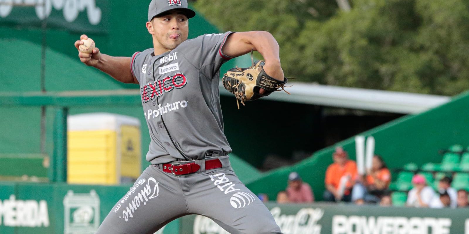 Diablos Rojos del México vs. Leones de Yucatán, juego 32, 2o de la serie, serie para los Diablos, 4×0, del 280523 en Mérida, Eduardo vera, 1a presentación en el Kukulcán, abridor sin decisión