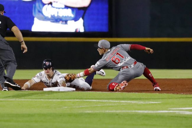 Diablos Rojos del México vs. Tigres de Quintana Roo, juego 28, 1o de la serie, 5×3, del 220523 en Cancún, 1a visita diablos al remozado Beto Ávila, no iban desde 2021, Moisés Gutiérrez