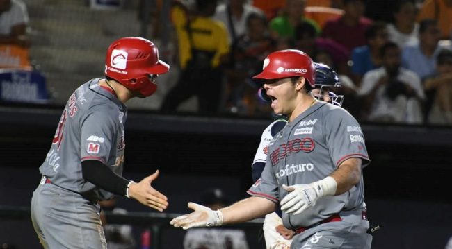 Diablos Rojos del México vs. Tigres de Quintana Roo, juego 29, 2o de la serie, serie para los Diablos, 13×6, 6 del 230523 en Cancún, Roberto Ramos, produjo 7 carreras