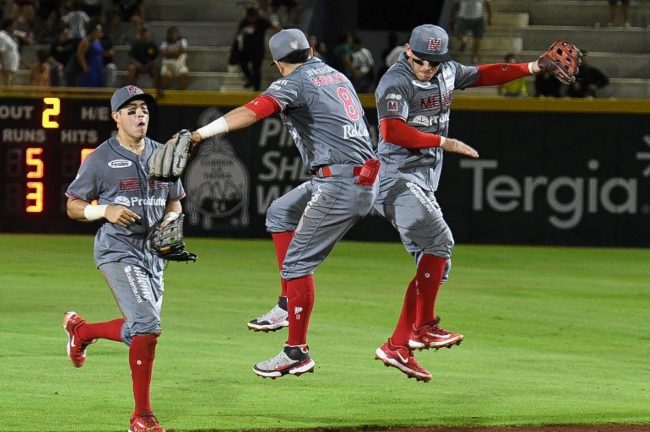 Diablos Rojos del México vs. Tigres de Quintana Roo, juego 30, 3o de la serie, barrida de los Diablos, 5×3, del 240523 en Cancún
