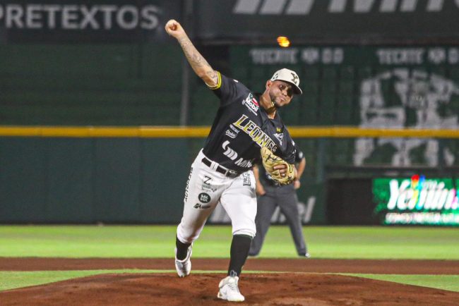 Leones de Yucatán vs. Tigres de Quintana Roo, juego 25, 1o de la serie, 7×0, del 190523 en Mérida, Hénderson Álvarez, abridor y ganador 2-2