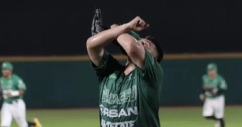 Olmecas de Tabasco vs. Piratas de Campeche, juego 15 para los Piratas, 3o de la serie, serie para los Olmecas, 2×1, del 070523 en Villahermosa, Juan Pablo Oramas, abridor y ganador 2-0