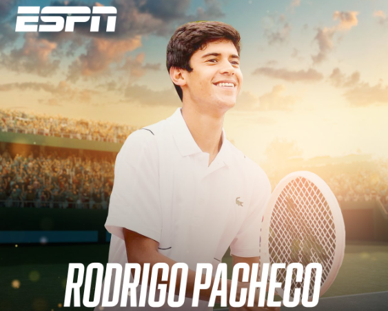 Rodrigo Pacheco primer mexicano tenista juvenil número 1 del mundo, aparecido así en el ranking el 300523