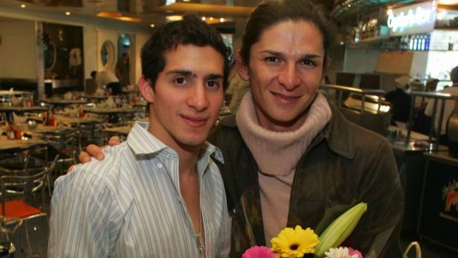 fotocomposición Rommel Pacheco con Ana Gabriela Guevara