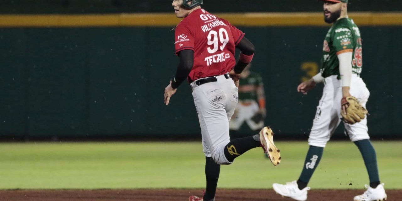 Bravos de León vs. Leones de Yucatán, juego 57, 3o de la serie, serie para los Bravos, 6×5, 4 del 290623 en Mérida, en 10 innings, Alejandro Villarreal, jonrón del triunfo