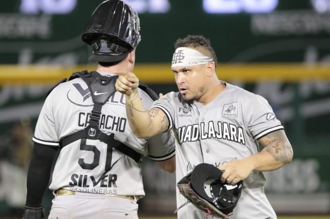 Mariachis de Guadalajara vs. Leones de Yucatán, juego 52, 1o de la serie, 4×1, del 230623 en Mérida, Vimael Machín