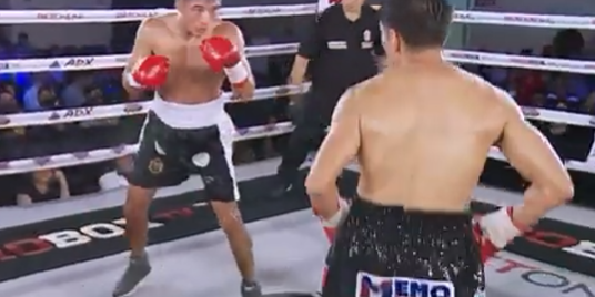 Pedro Guevara vs. Miguel Joyita Herrera gdu 10 peso súpermosca, del 280623 en Culiacán