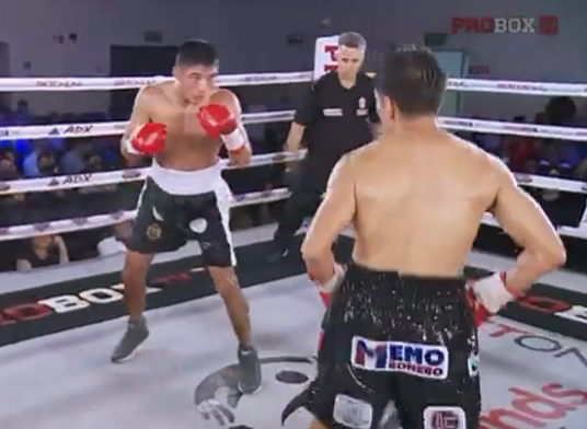 Pedro Guevara vs. Miguel Joyita Herrera gdu 10 peso súpermosca, del 280623 en Culiacán