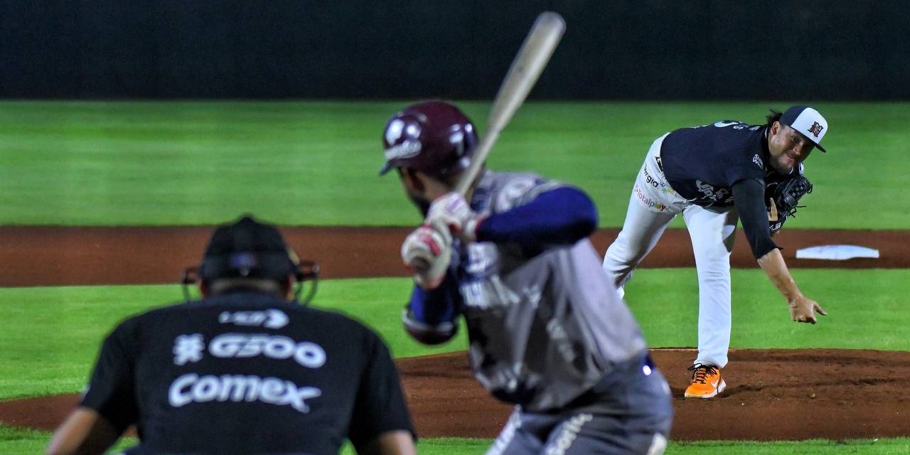Tigres de Quintana Roo vs. Algodoneros del Unión Laguna, juego 42, 2o de doble cartelera, serie para los Tigres, 7×3, del 080623 en Cancún, Darel Torres, abridor y ganador 3-3