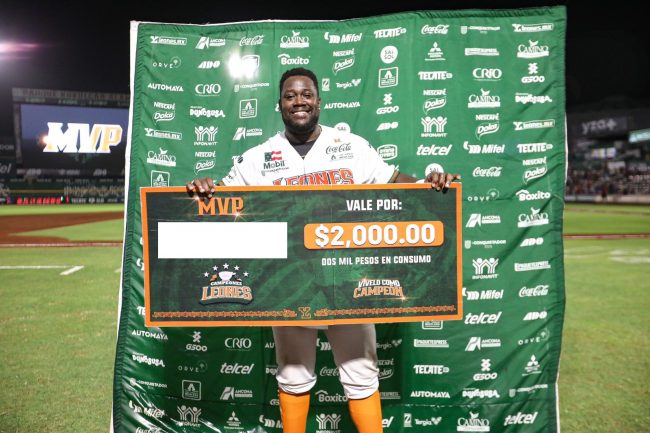 Leones de Yucatán vs. Piratas de Campeche, juego 78 para ambos, 3o de la serie, barrida para los Leones, 11×2, 9 del 230723 en Mérida, Lázaro Alonso, grand slam productor de la carrera ganadora editada