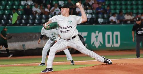 Olmecas de Tabasco vs. Tigres de Quintana Roo, juego 69, 3o de la serie, barrida de los Olmecas, 8×1, del 120723 en Villahermosa, Juan Pablo Oramas, abridor y ganador 5-2