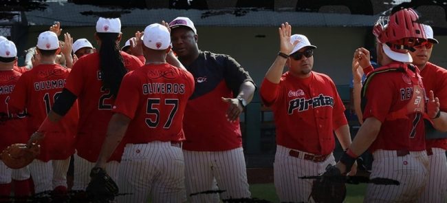 Piratas de Campeche vs. Leones de Yucatán, juego 58, 1o de la serie, 10 doble cartelera, 6×3, del 010723 en Campeche