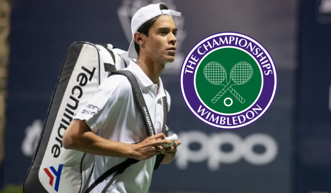 Rodrigo Pacheco en wimbledon