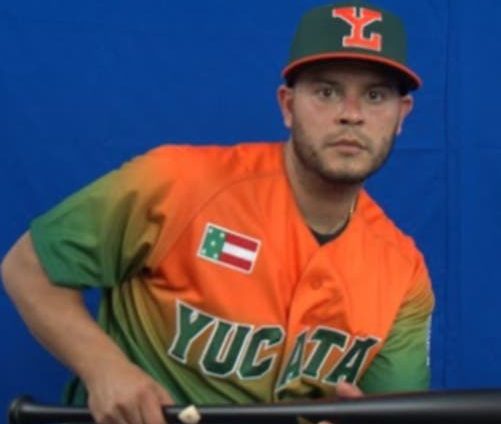 Wálter Ibarra foto róster 2021 Leones de Yucatán infielder número 57